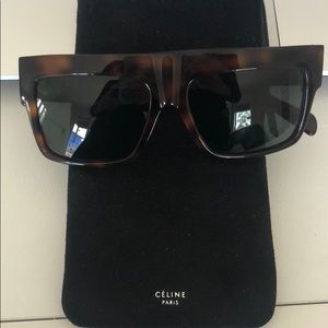 Celine tortoise brown ZZ Top sunglasses